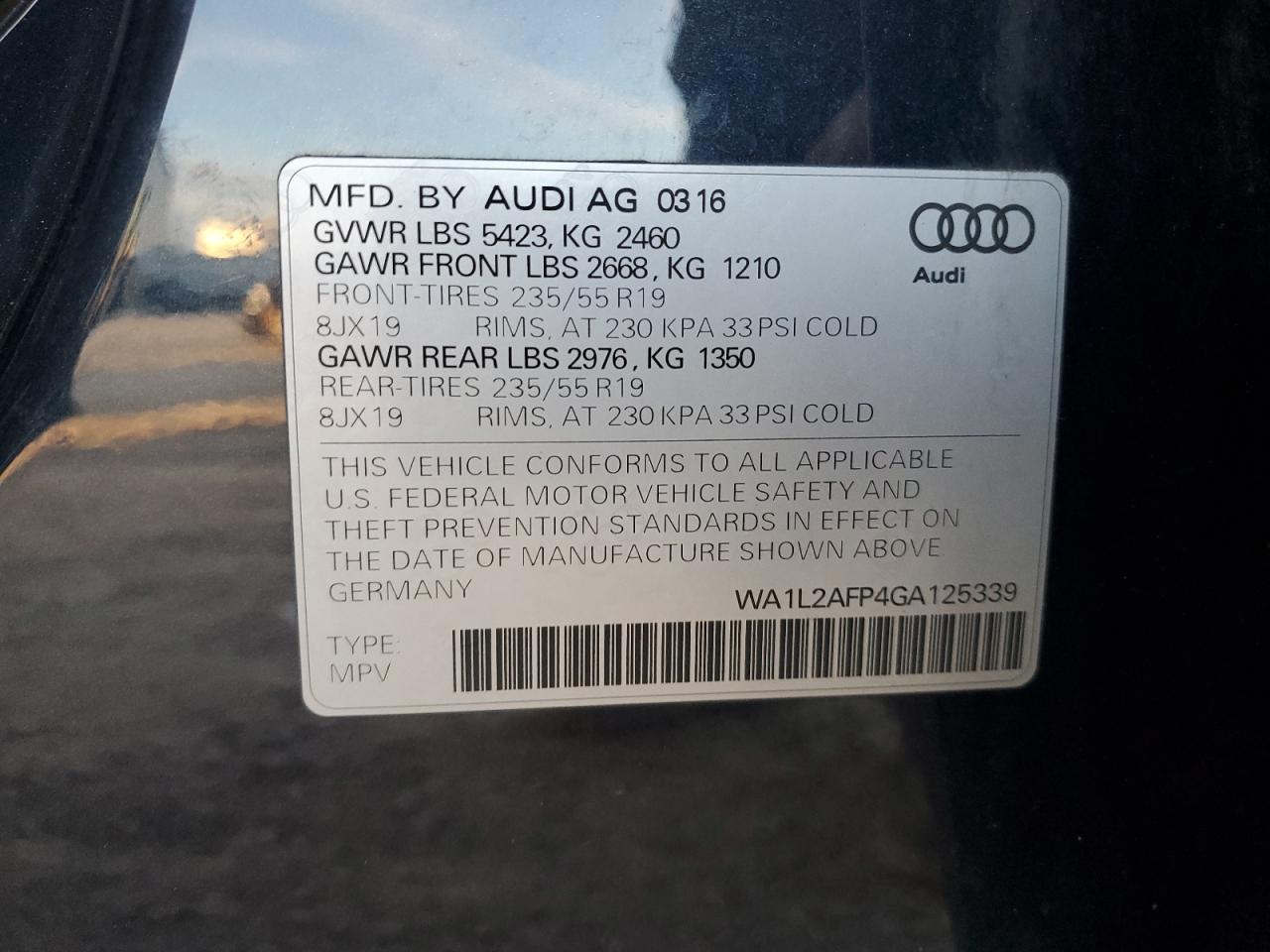 2016 Audi Q5 - Image 14
