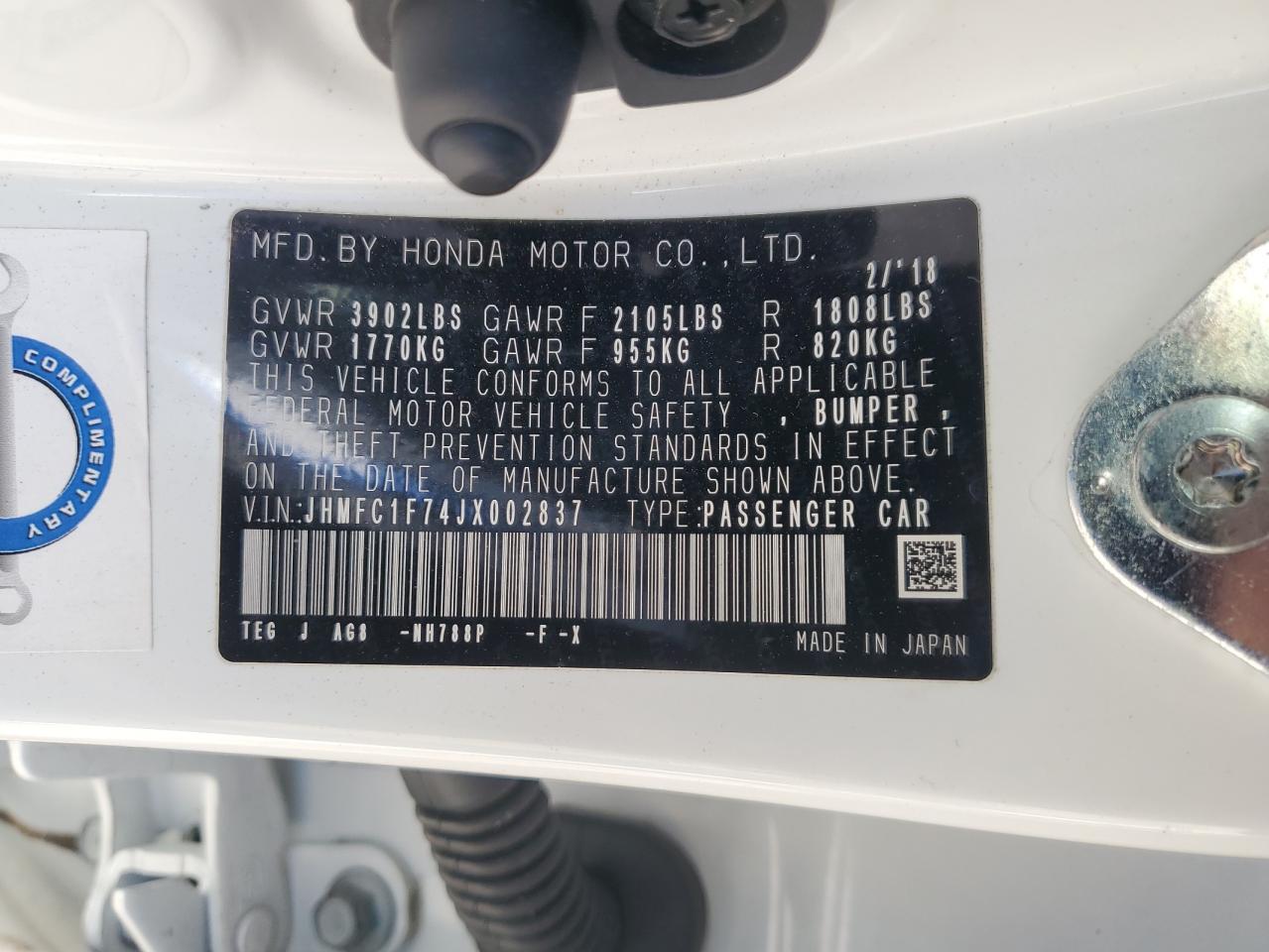 2018 Honda Civic - Image 12