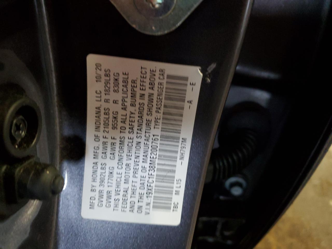 2021 Honda Civic - Image 12