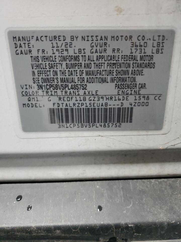 VIN 3N1CP5BV5PL485752 2023 NISSAN KICKS no.14