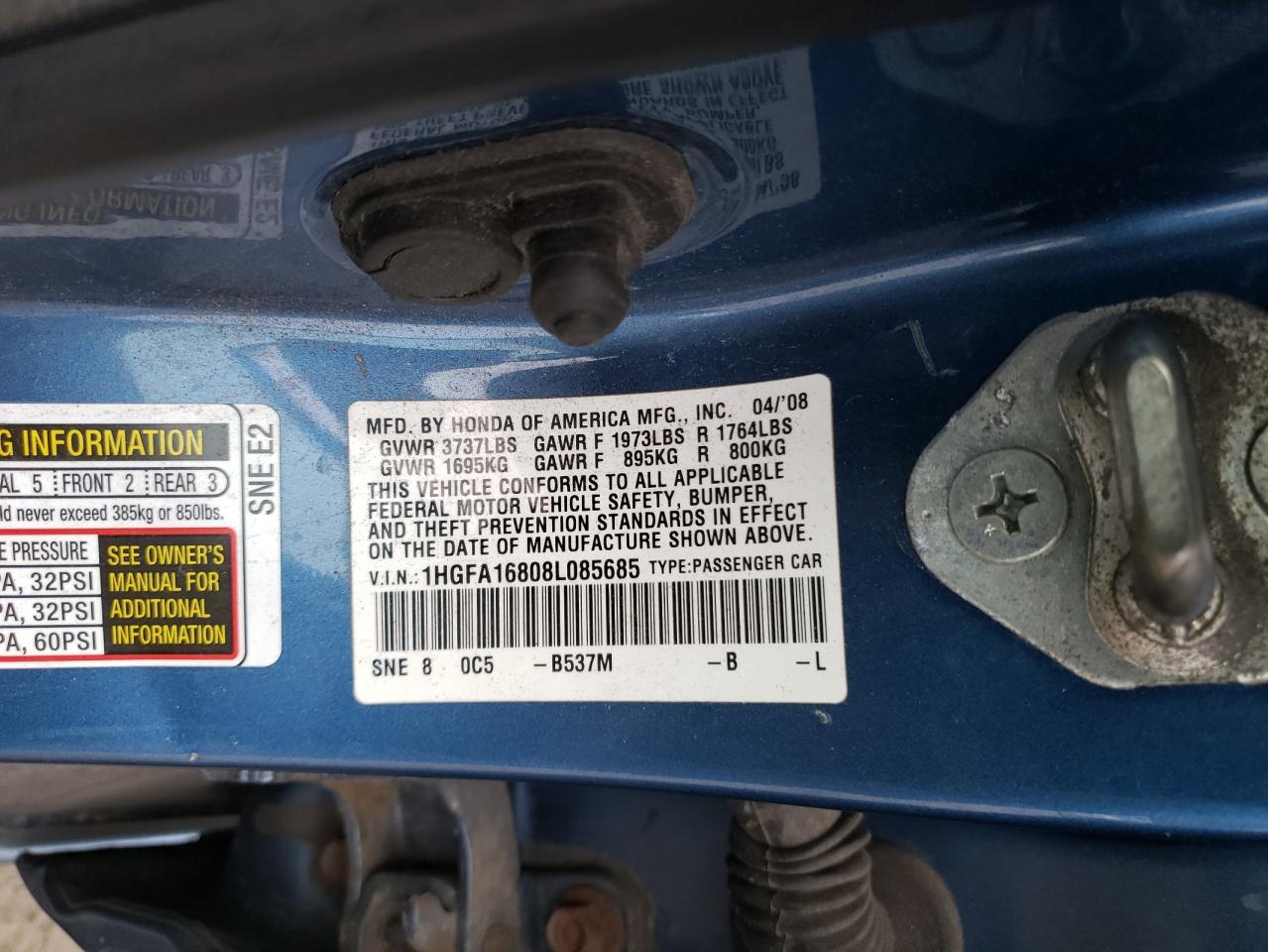 2008 Honda Civic - Image 12
