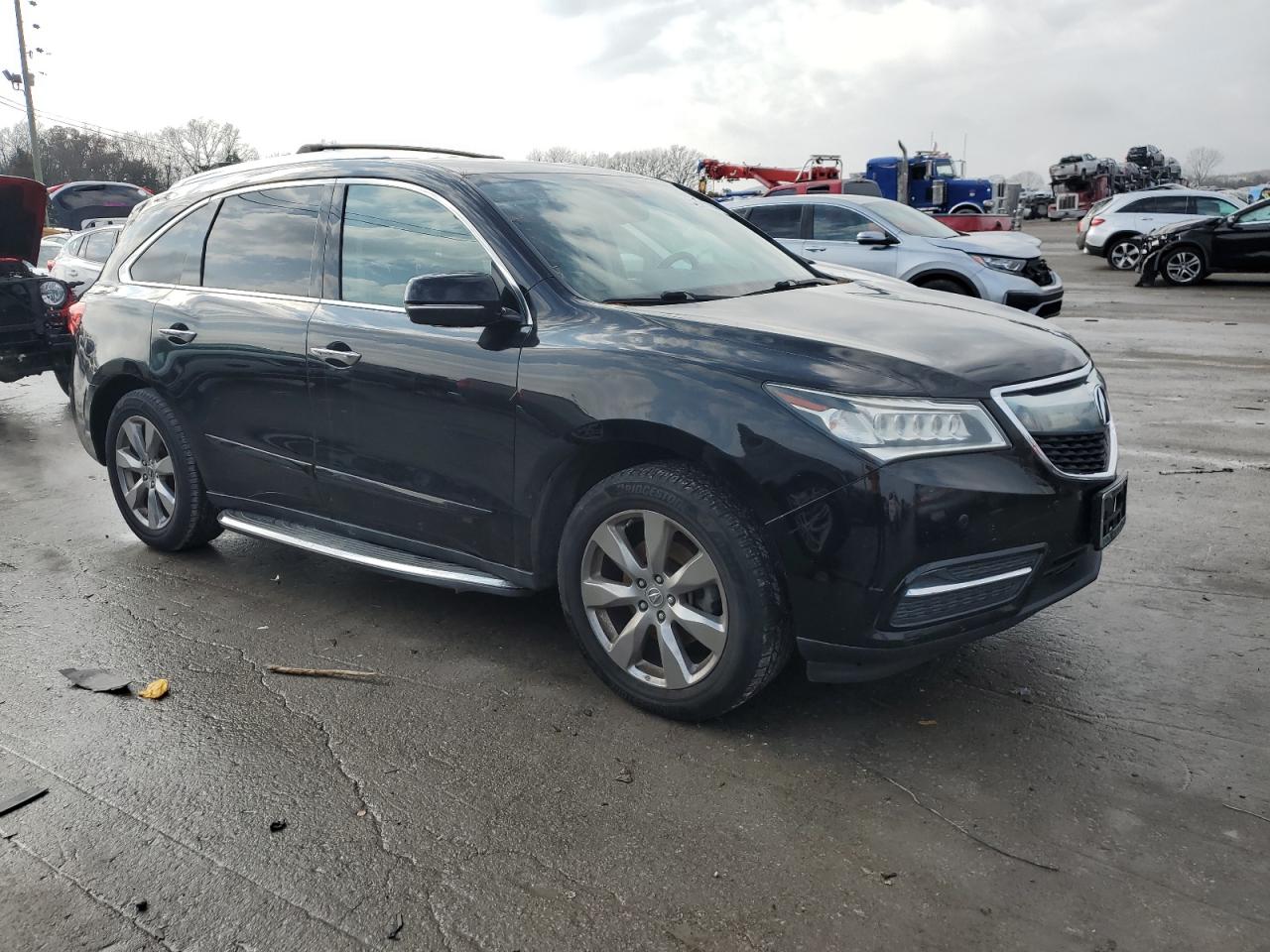 VIN 5FRYD3H81EB004875 2014 ACURA MDX no.4