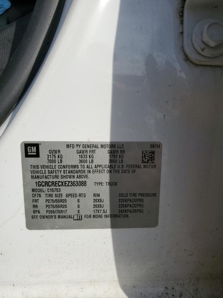 2014 Chevrolet Silverado C1500 Lt VIN: 1GCRCRECXEZ363088 Lot: 84904344