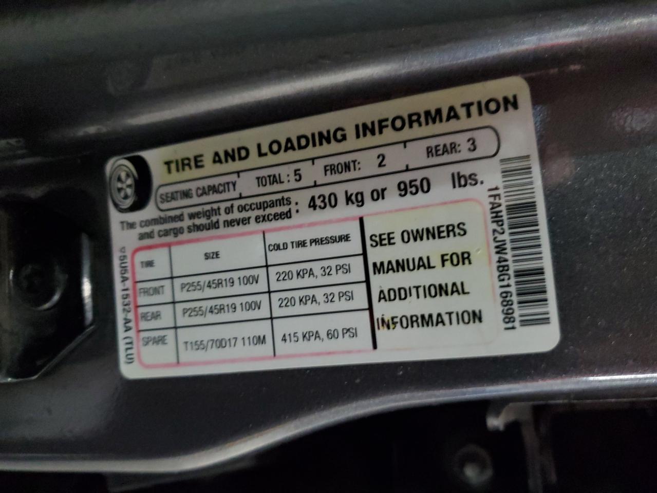 2011 Ford Taurus - Image 12