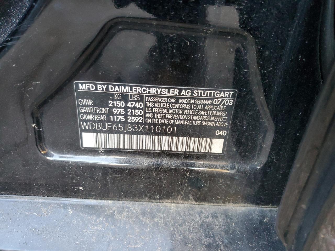 2003 Mercedes-Benz E-klasse - Image 12