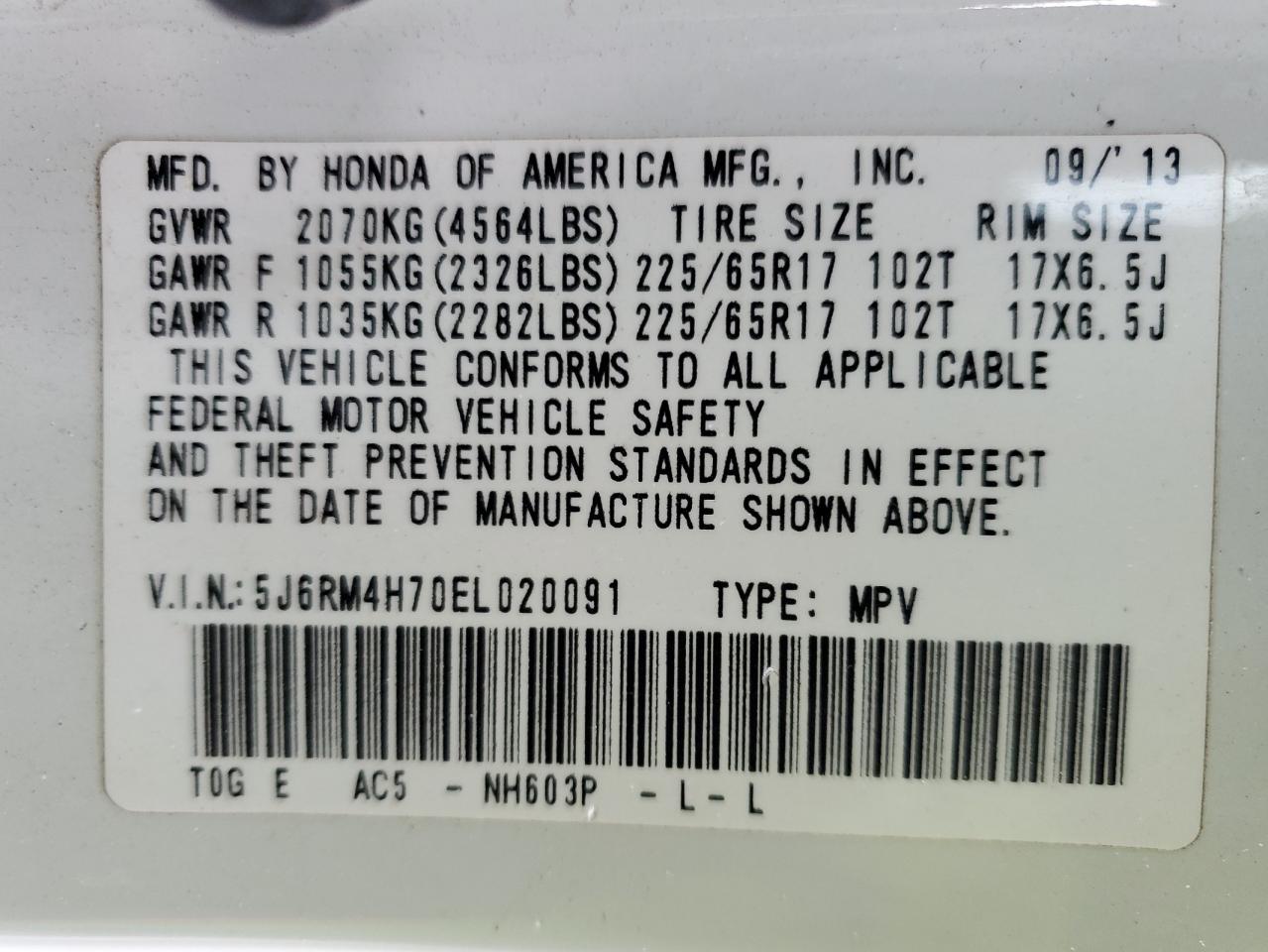 2014 Honda CR-V - Image 13