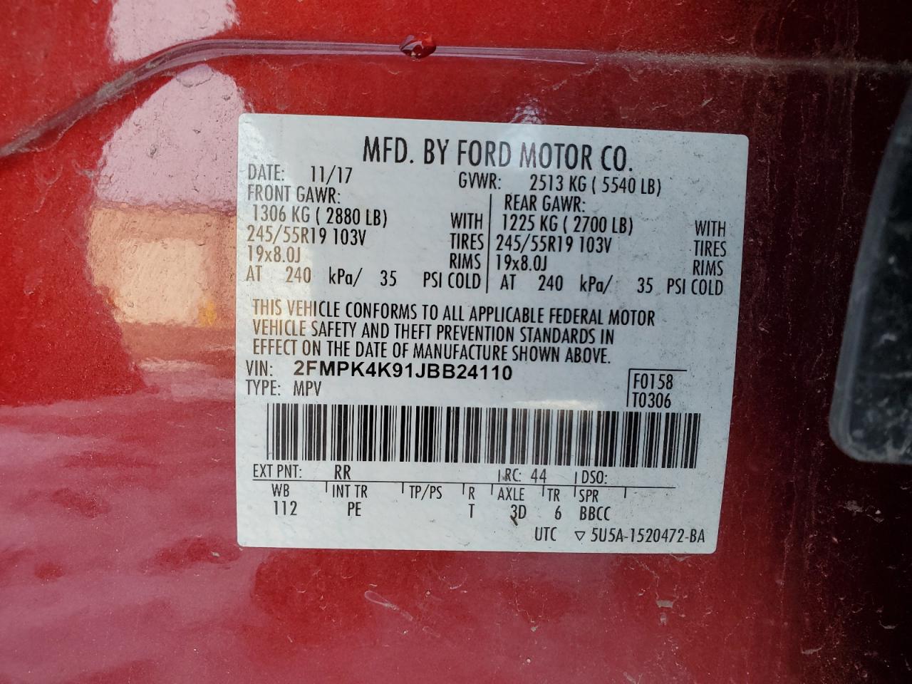 2018 Ford Edge - Image 13