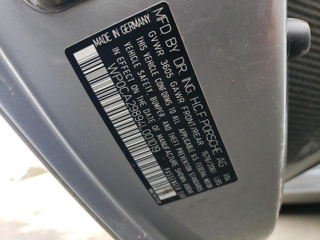 2004 PORSCHE CARRERA GT