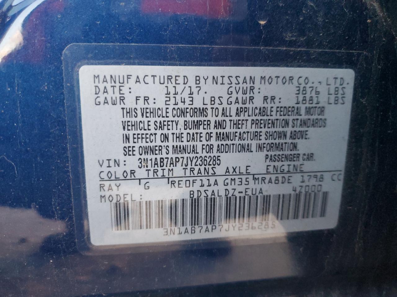 2018 Nissan Sentra - Image 13