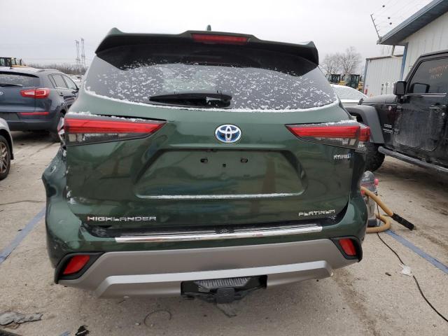  TOYOTA HIGHLANDER 2023 Зелений