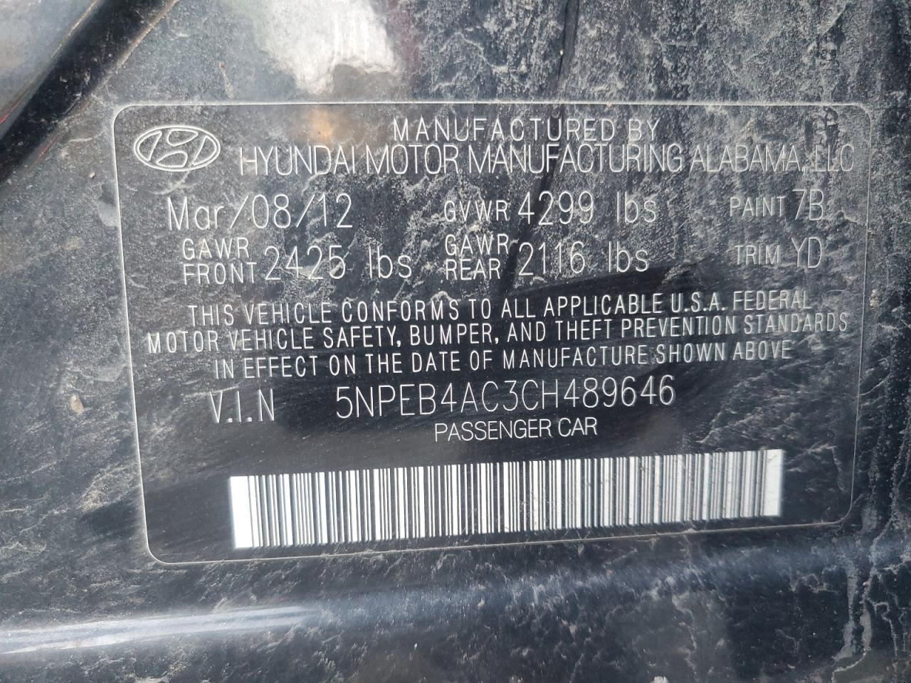 2012 Hyundai Sonata - Image 12