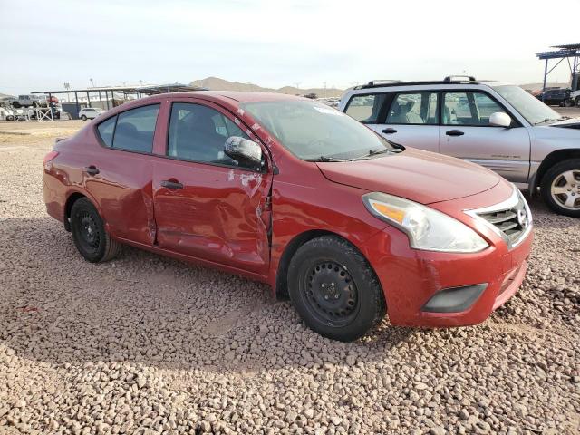 Sedans NISSAN VERSA 2015 Red