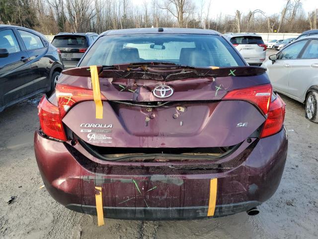  TOYOTA COROLLA 2017 Burgundy