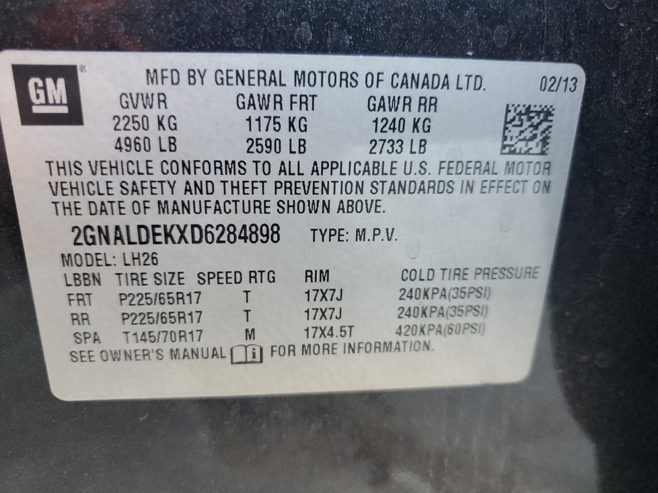 2013 Chevrolet Equinox - Image 15
