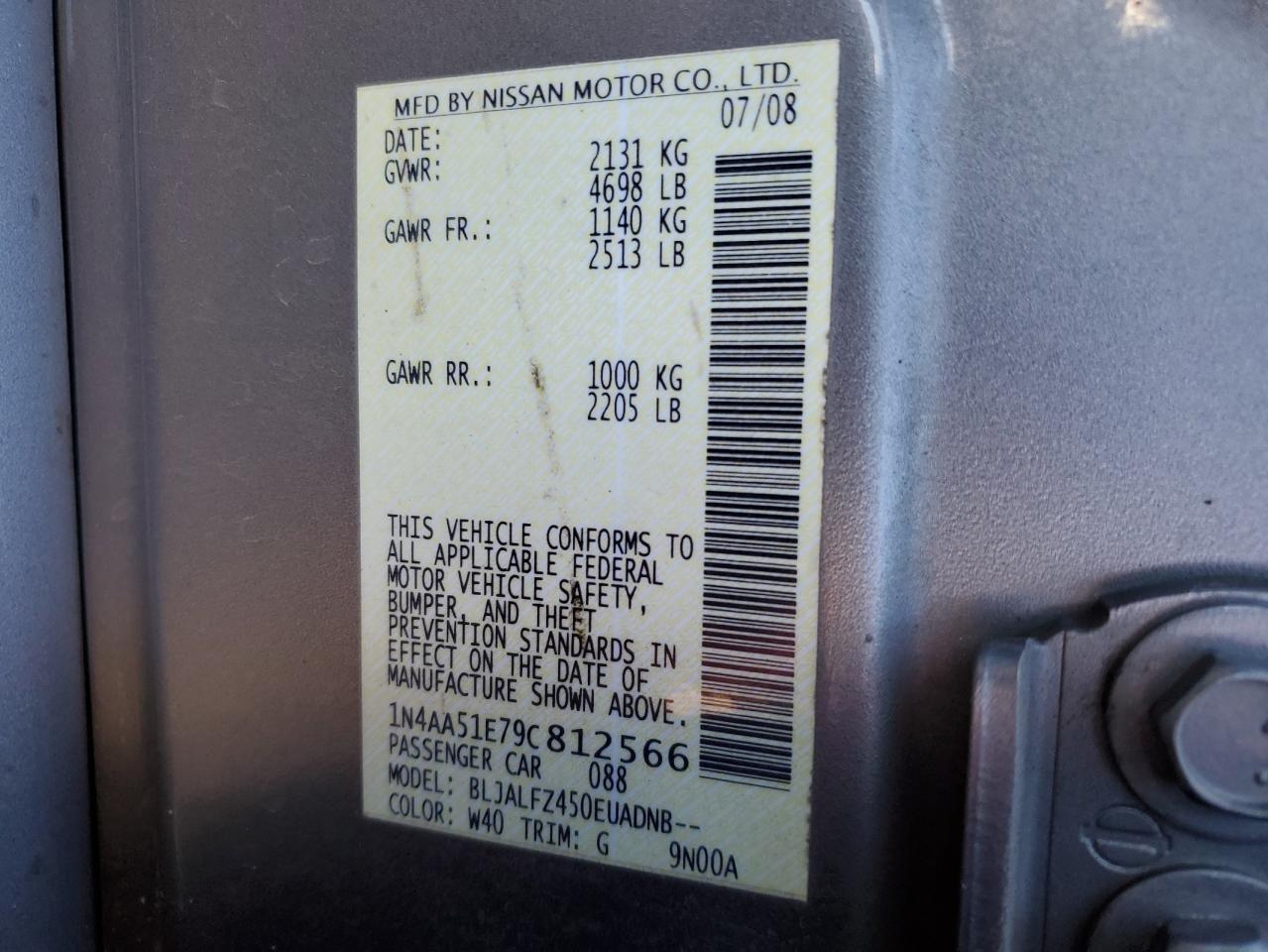 2009 Nissan Maxima - Image 12