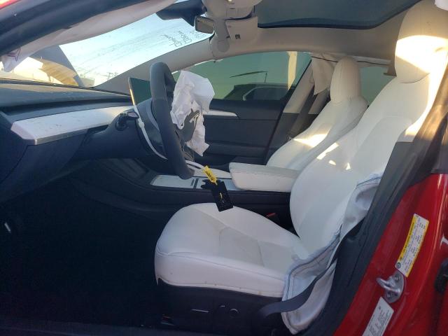  TESLA MODEL 3 2023 Czerwony