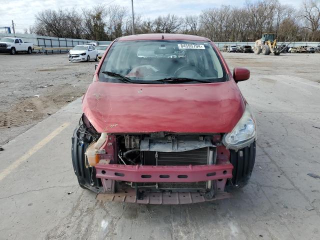  MITSUBISHI MIRAGE 2014 Czerwony