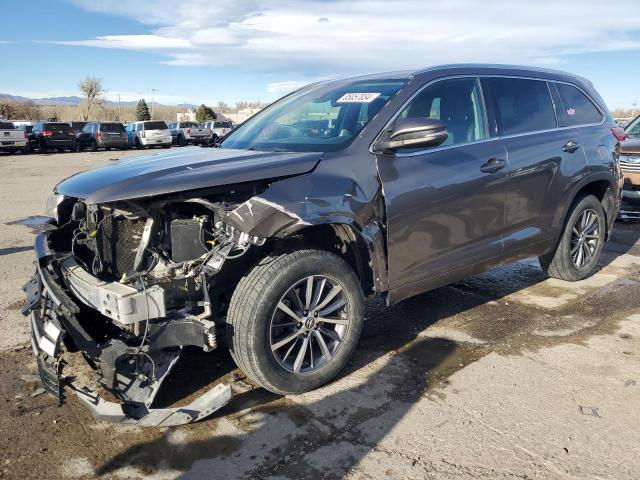  TOYOTA HIGHLANDER 2017 Szary