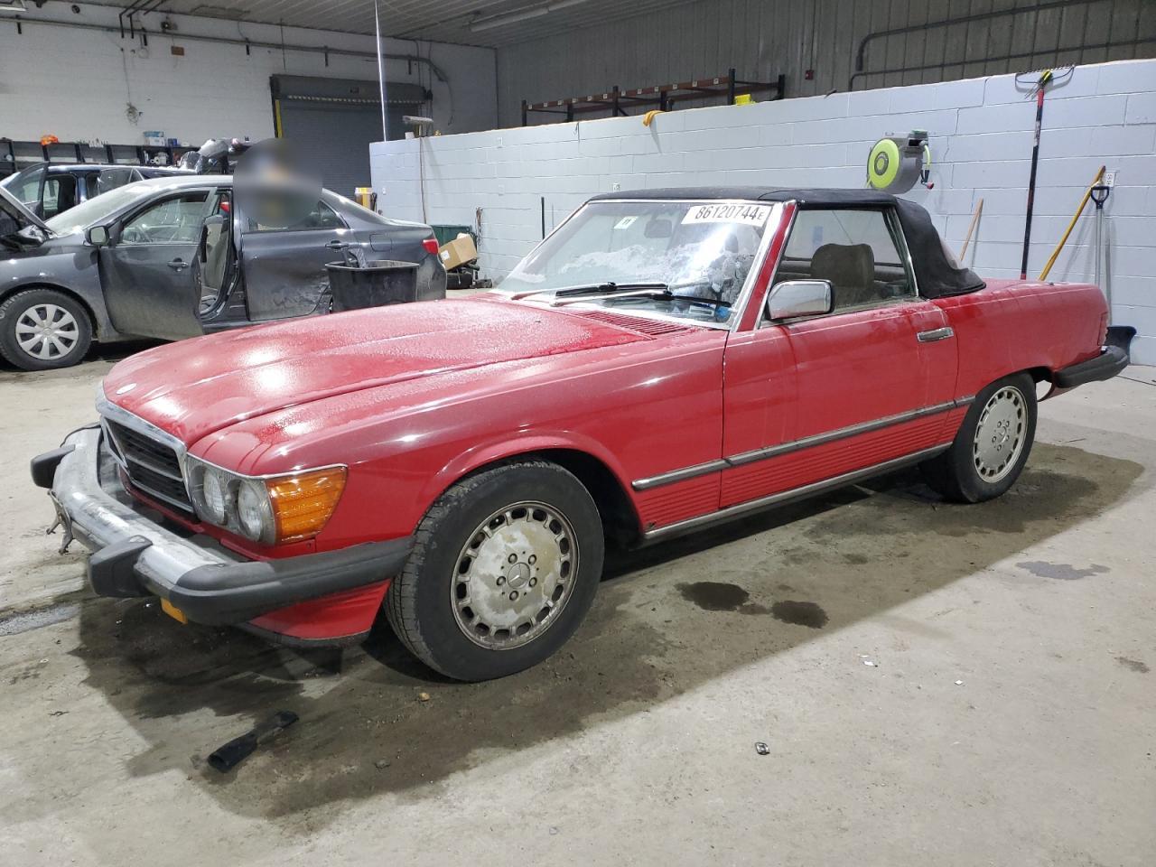 1987 Mercedes-Benz 560 Sl VIN: WDBBA48D8HA067597 Lot: 86120744