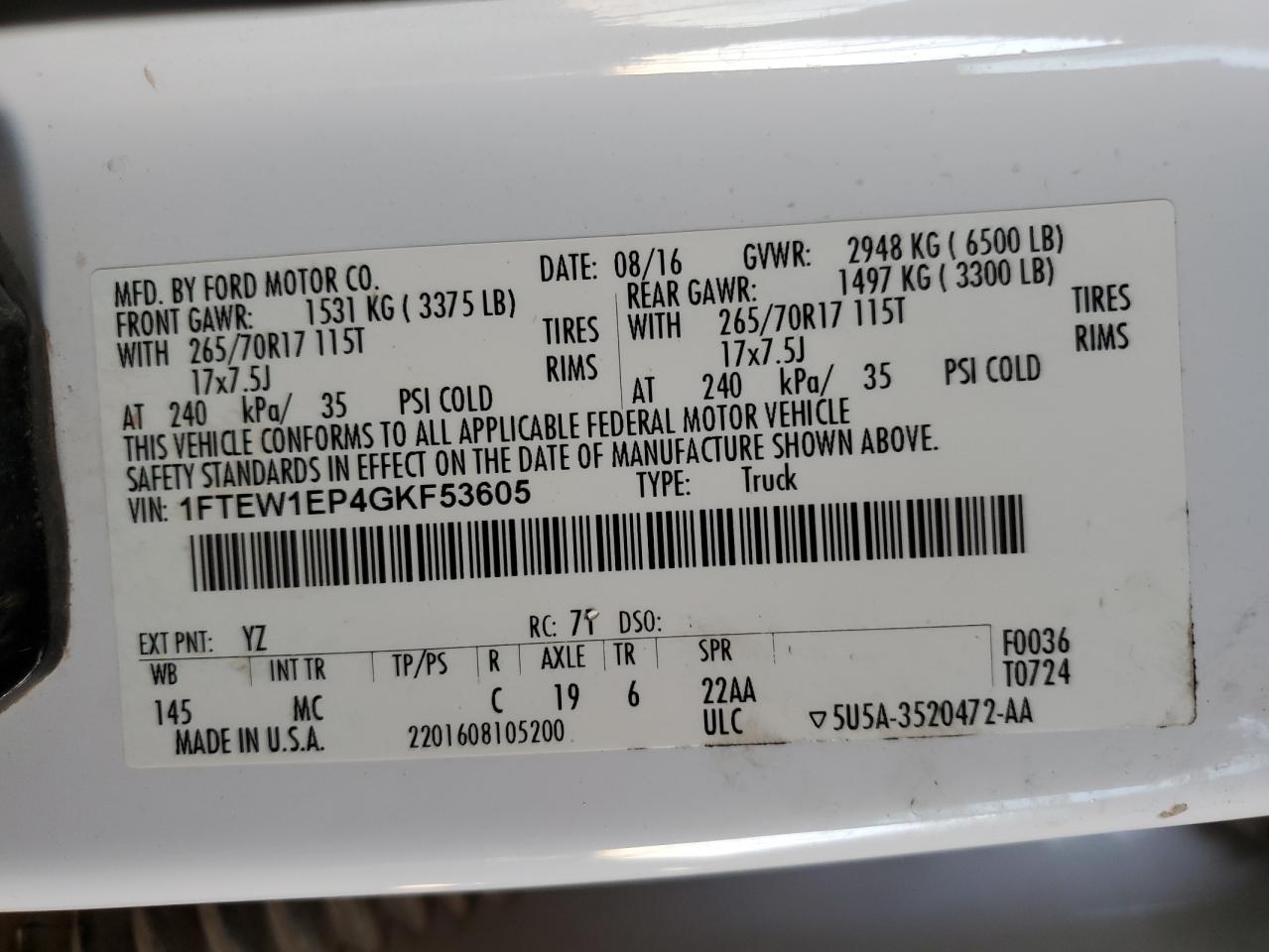 2016 Ford F-150 - Image 12