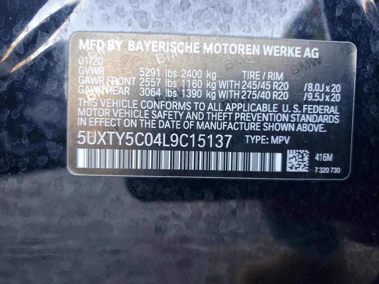 2020 BMW X3 - Image 13