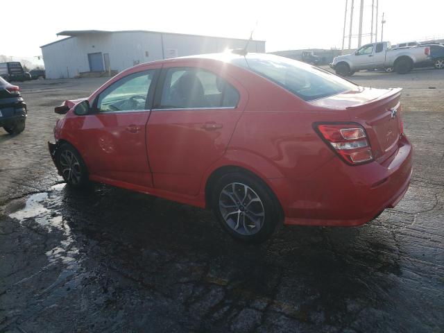  CHEVROLET SONIC 2018 Red