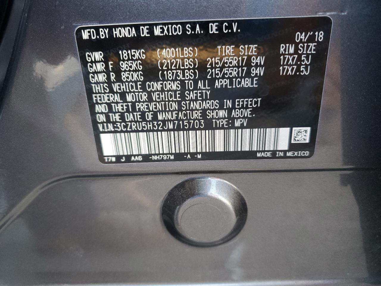 2018 Honda HR-V - Image 13