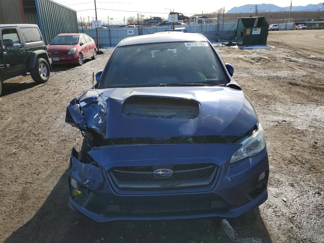 2015 Subaru Wrx VIN: JF1VA1A63F9835354 Lot: 84739864