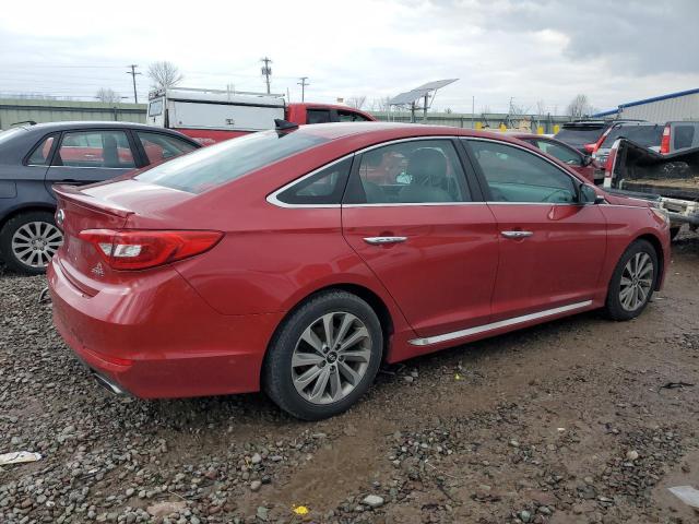  HYUNDAI SONATA 2017 Красный