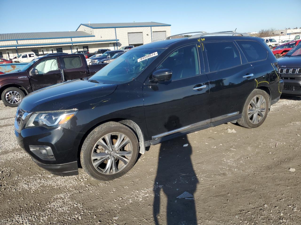 2017 Nissan Pathfinder S black null gas 5N1DR2MNXHC674882 photo #1