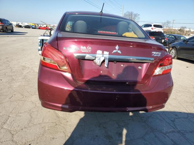  MITSUBISHI MIRAGE 2018 Maroon