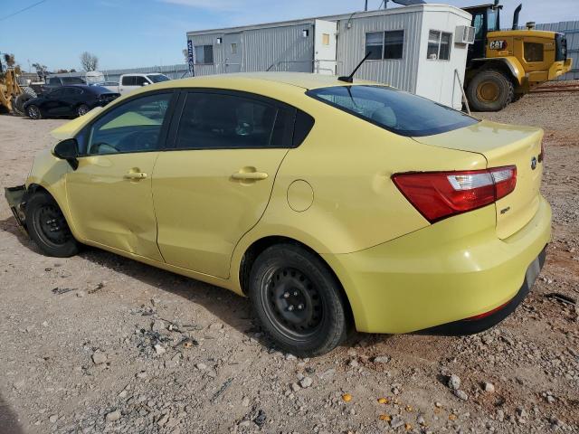  KIA RIO 2016 Жовтий