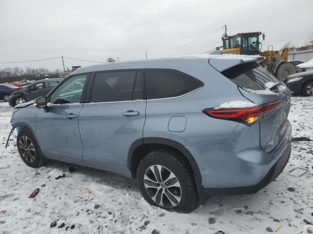  TOYOTA HIGHLANDER 2022 Blue