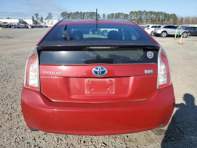  TOYOTA PRIUS 2013 Red