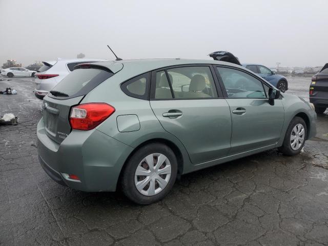  SUBARU IMPREZA 2015 Green