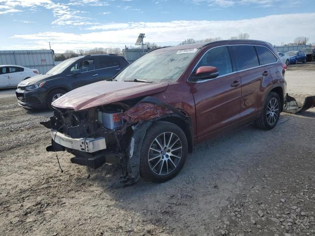 2017 Toyota Highlander Se на продаже в Kansas City, KS - Front End