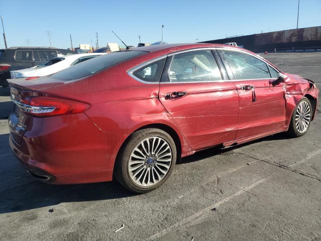  FORD FUSION 2017 Czerwony