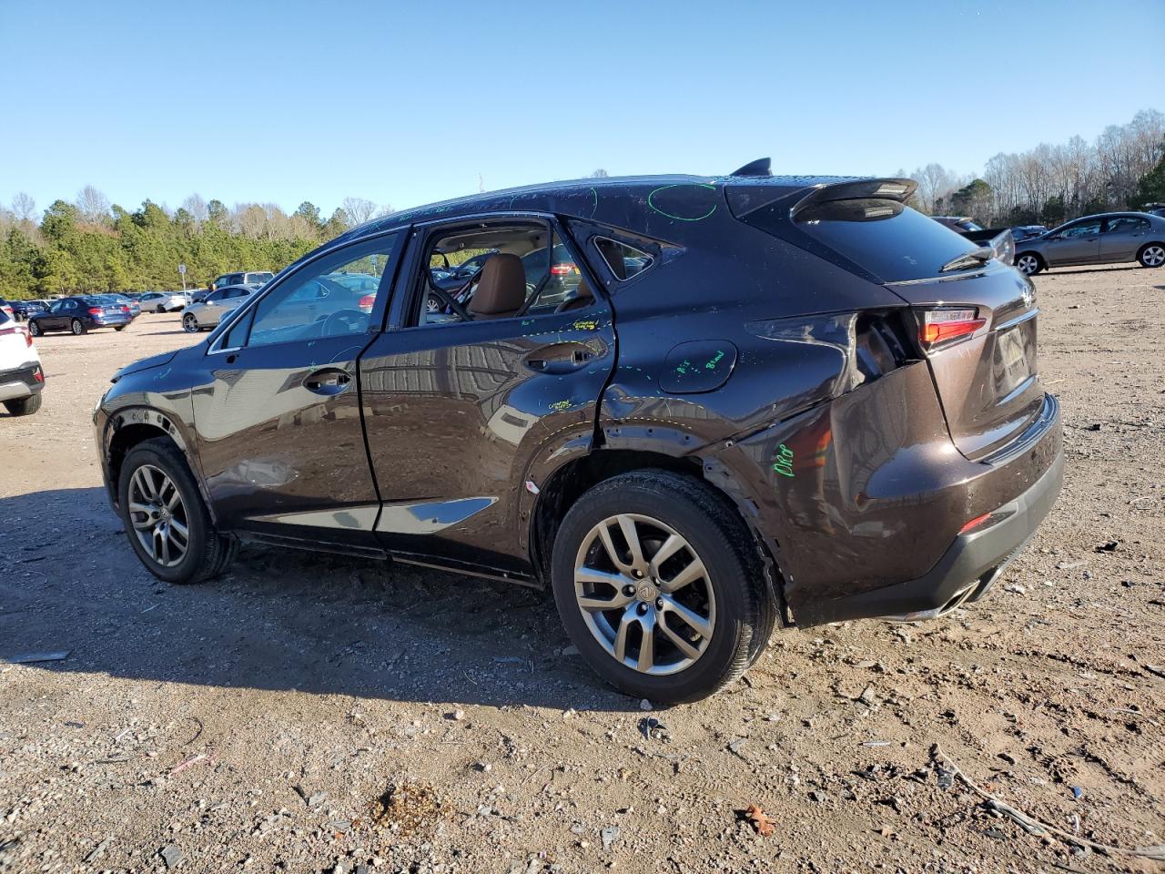 VIN JTJBARBZ2F2038880 2015 LEXUS NX no.2