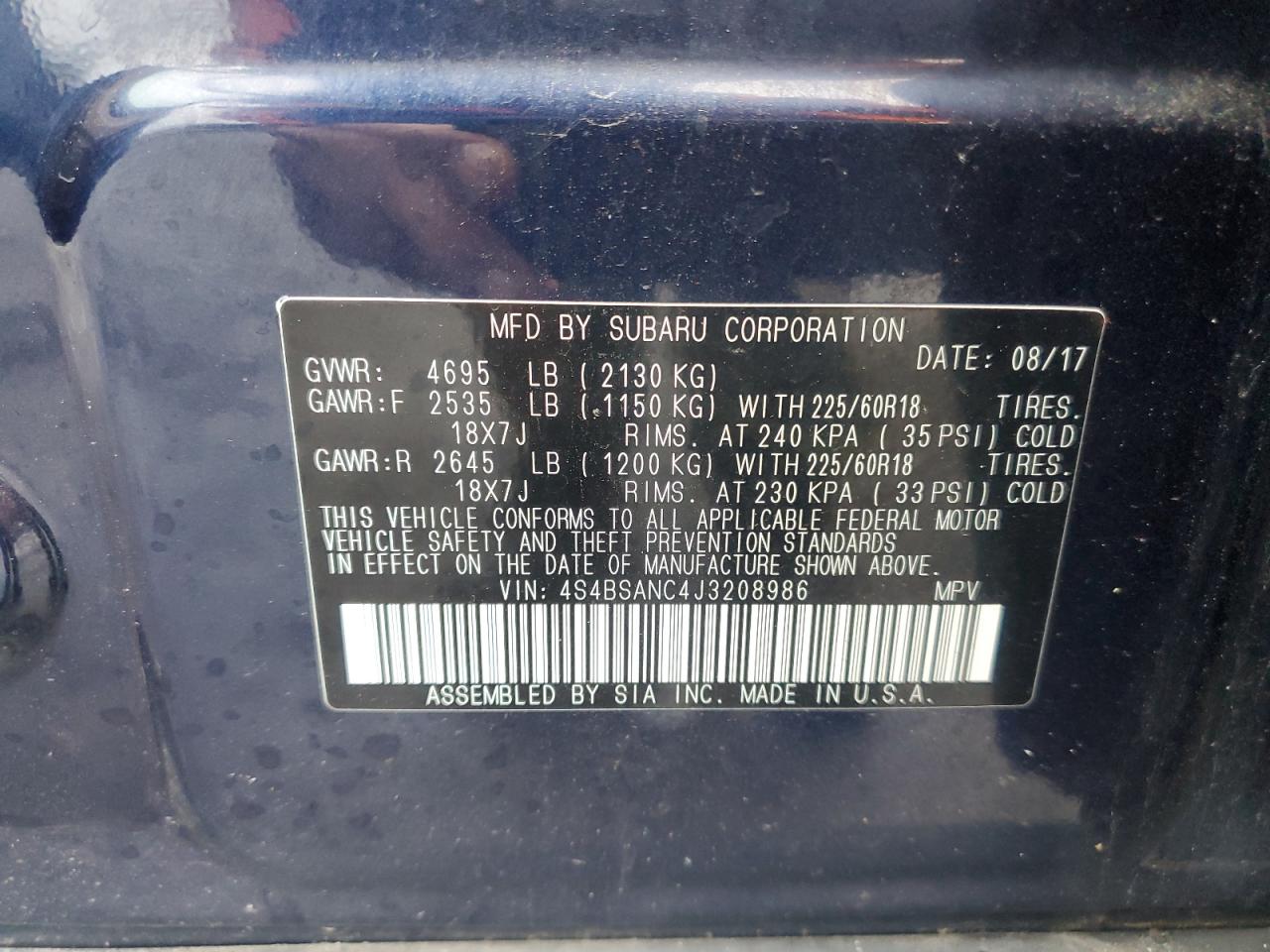 2018 Subaru Outback - Image 14