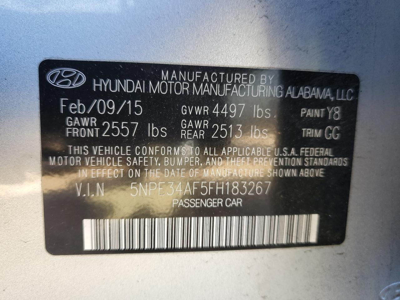 2015 Hyundai Sonata - Image 14