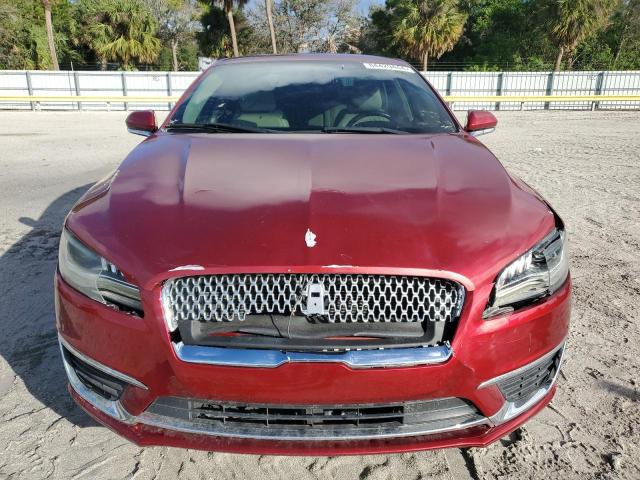 Седаны LINCOLN MKZ 2017 Красный