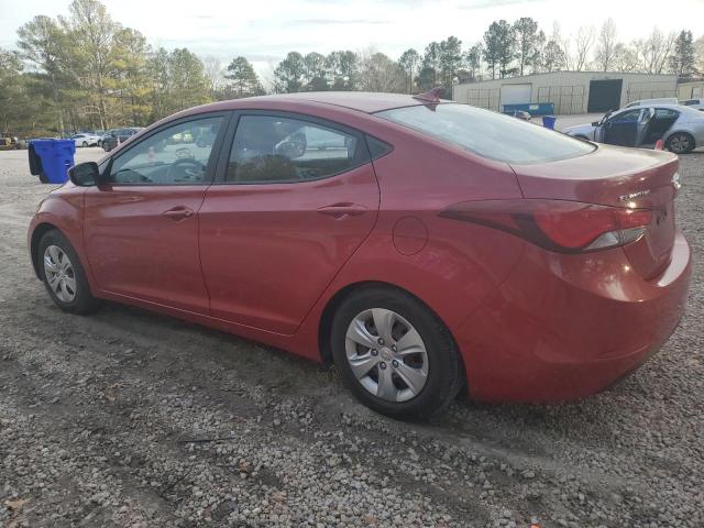  HYUNDAI ELANTRA 2016 Red