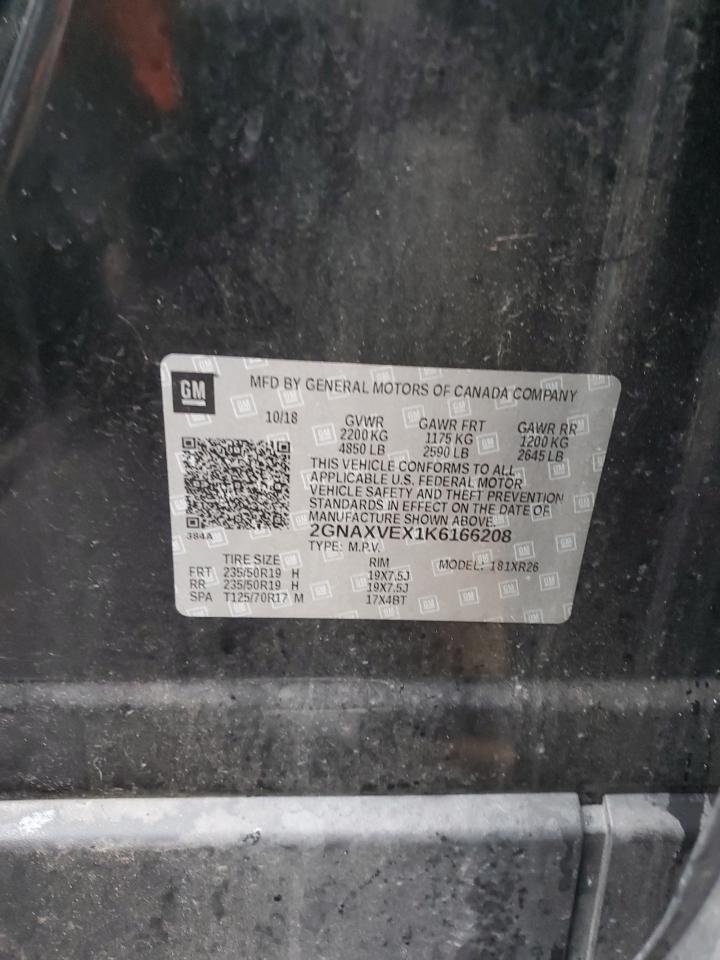 2GNAXVEX1K6166208 2019 CHEVROLET EQUINOX - Image 14
