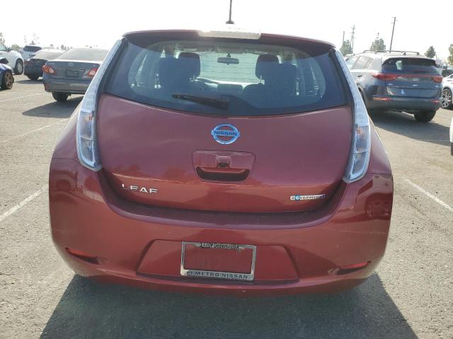  NISSAN LEAF 2013 Red