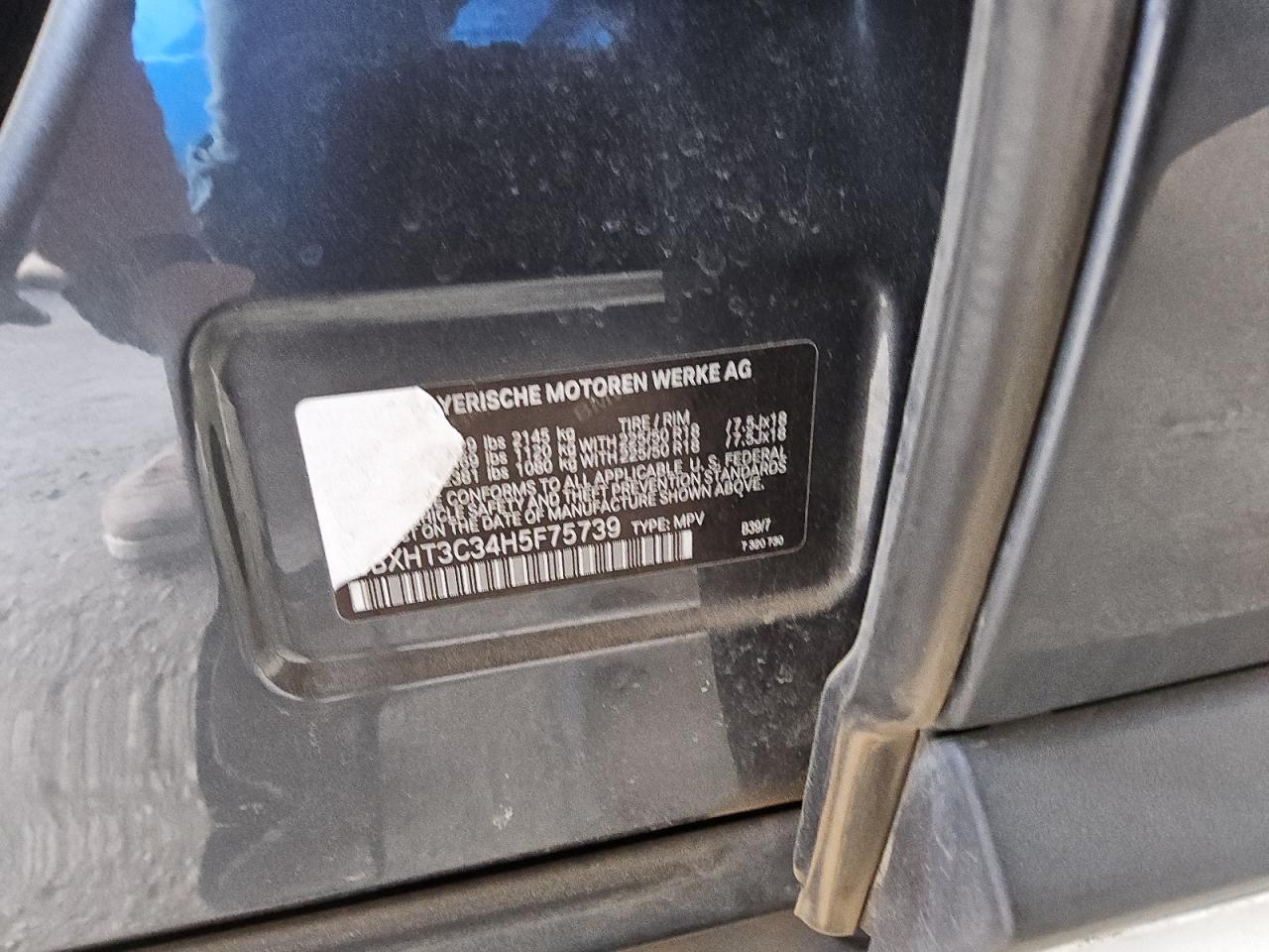 2017 BMW X1 xDrive28I VIN: WBXHT3C34H5F75739 Lot: 84290164