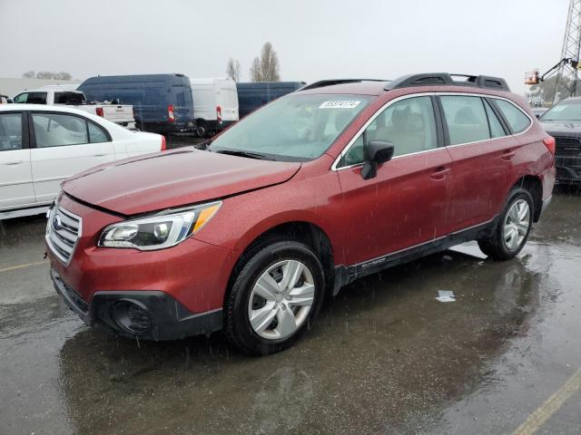 2016 Subaru Outback 2.5I de vânzare în Hayward, CA - Rear End