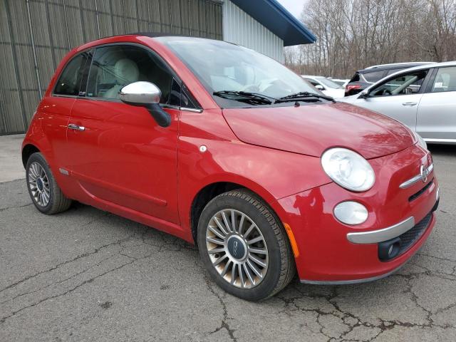 Кабриолеты FIAT 500 2013 Красный