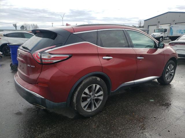  NISSAN MURANO 2015 Красный