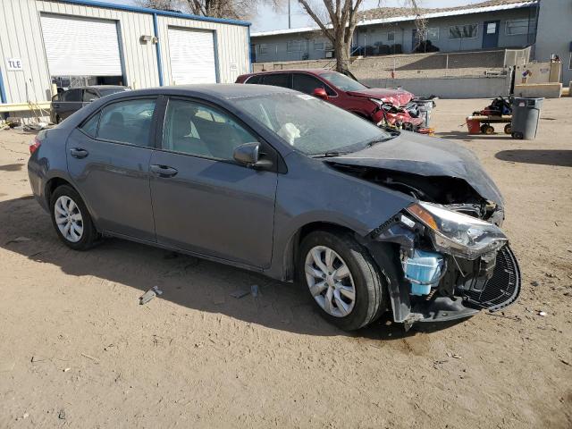 Sedans TOYOTA COROLLA 2015 Gray