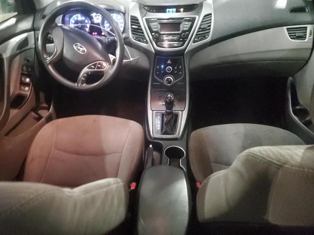  HYUNDAI ELANTRA 2014 Czerwony